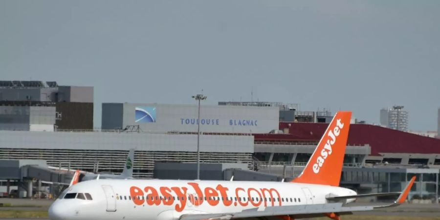 Easyjet-Flieger in Toulouse