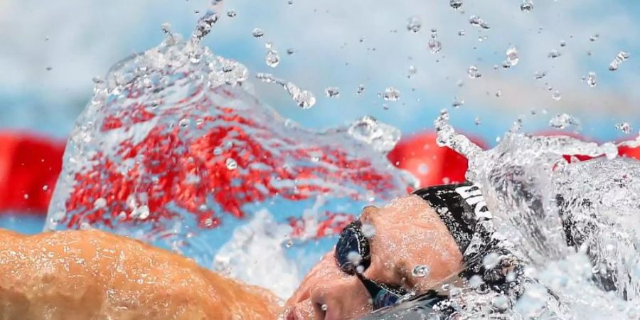 Freistilschwimmerin Bruhn fehlten im Rennen über 200 Meter nur 13 Hundertstelsekunden auf Bronze. Foto: Andreas Gora