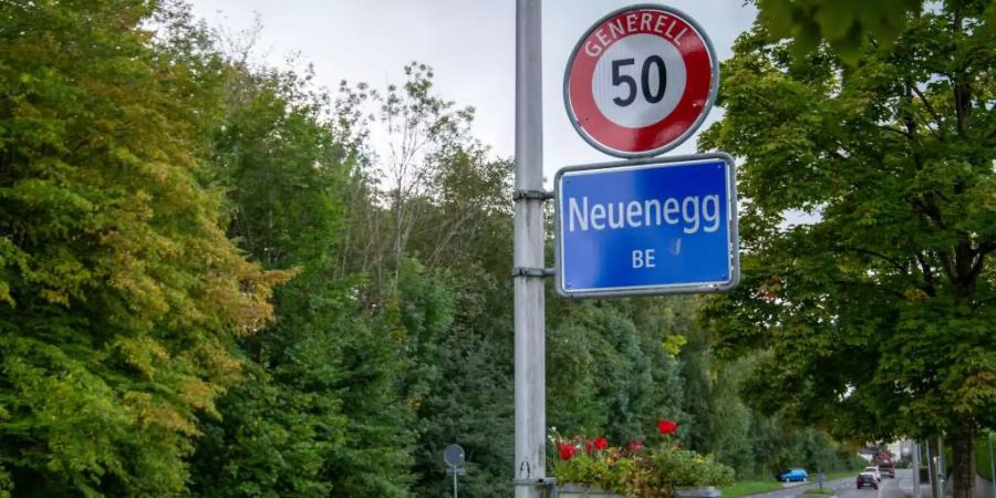 Ortsschild Neuenegg