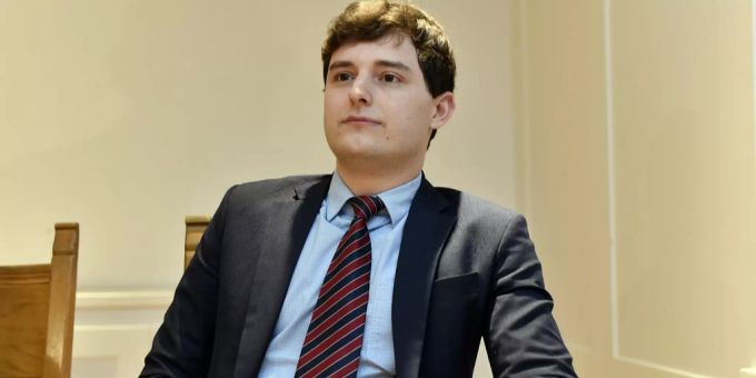 Der 28-jährige Benjamin Fischer (SVP). SVP Benjamin Fischer