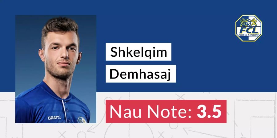 Shkelqim Demhasaj, FC Luzern, Note 3.5