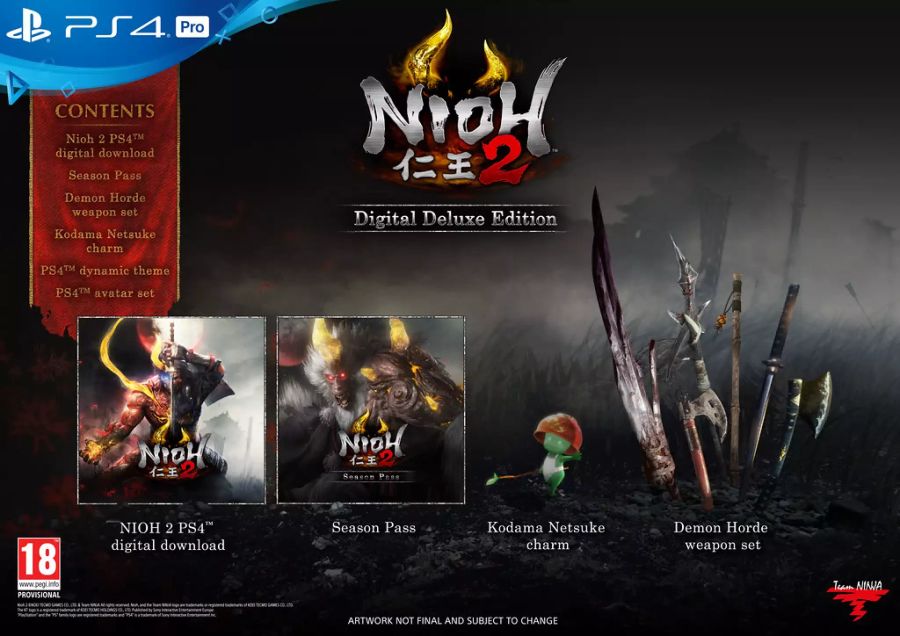 Das bietet die Digitale Deluxe Edition von Nioh 2.