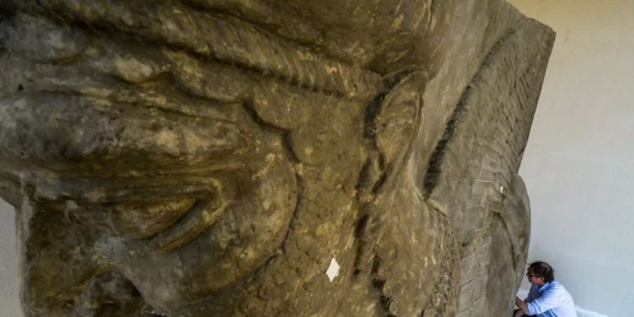 Nachbildung der Lamassu-Statue