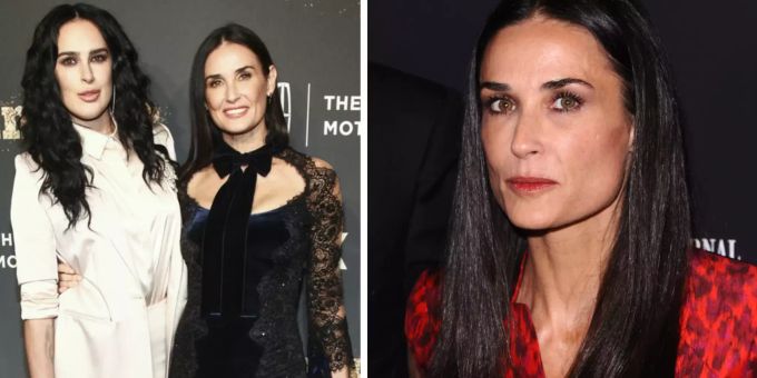 Heftige Beichte - Tochter fand Demi Moore in Drogenschock auf Boden