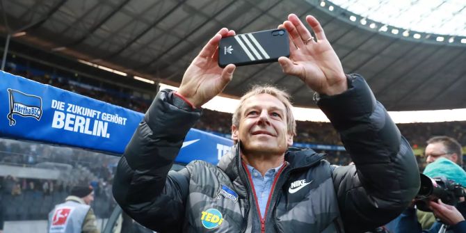 Klinsmann Auftritt