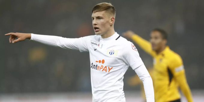 Becir Omeragic bei einem Spiel gegen die BSC Young Boys. Union Berlin möchte den Youngster des FCZ in die Bundesliga lotsen. (Archivbild) Becir Omeragic Union FCZ