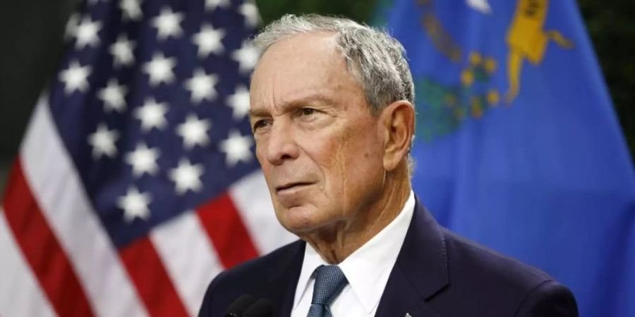 Medienunternehmer Michael Bloomberg gilt als einer der reichsten Männer der Welt und könnte erhebliche finanzielle Mittel in einen Wahlkampf einbringen. Foto: John Locher/AP/dpa