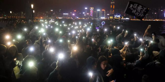 Hongkong Protest SIlvesterabend