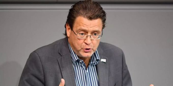 Stephan Brandner während einer Sitzung des Bundestags. rechtsausschuss des deutschen bundestages