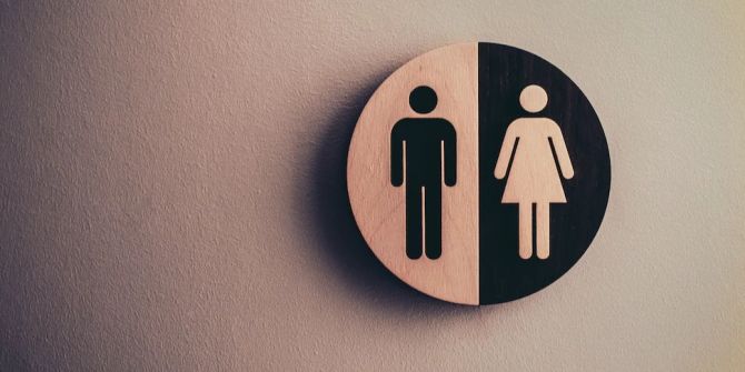 WC-Schild