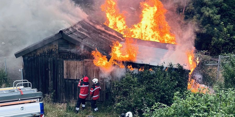 Pratteln BL: Brandausbruch