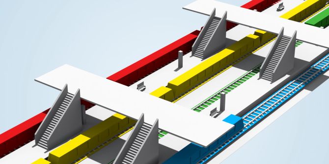 Visualisierung des Tiefbahnhofs Basel