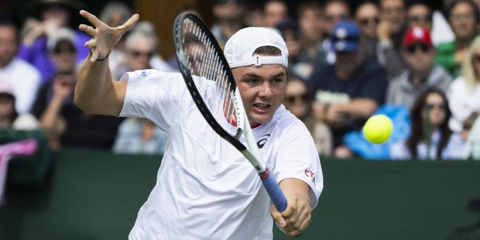 Für Dominic Stricker ist Wimbledon nach der 2. Runde vorbei. Dominic Stricker