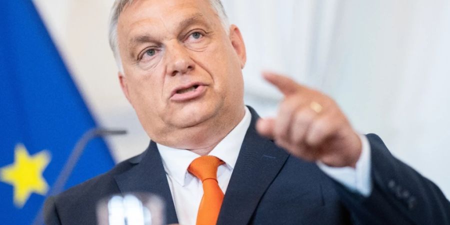 ARCHIV - «Leider sind wir Europäer nicht in der Lage, das zu regeln», sagt Ungarns Ministerpräsident Viktor Orban über die Flüchtlingsverteilung in der EU. Foto: Georg Hochmuth/APA/dpa