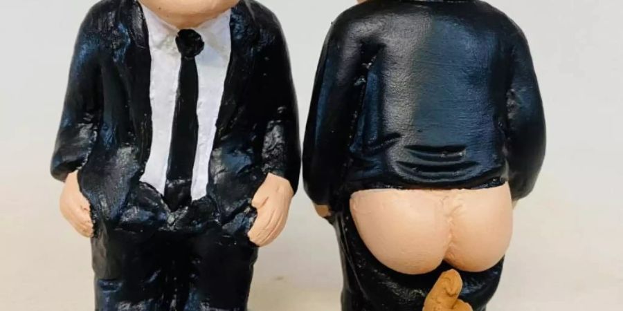 Ronald Koeman, der glücklose Trainer des FC Barcelona, als Caganer. Foto: caganer.com/dpa