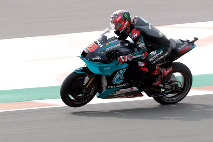 Fabio Quartararo (Yamaha) beim Valencia-GP der MotoGP. Fabio Quartararo MotoGP