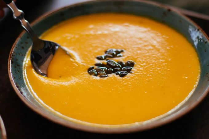 Feine Kürbissuppe. Kürbissuppe