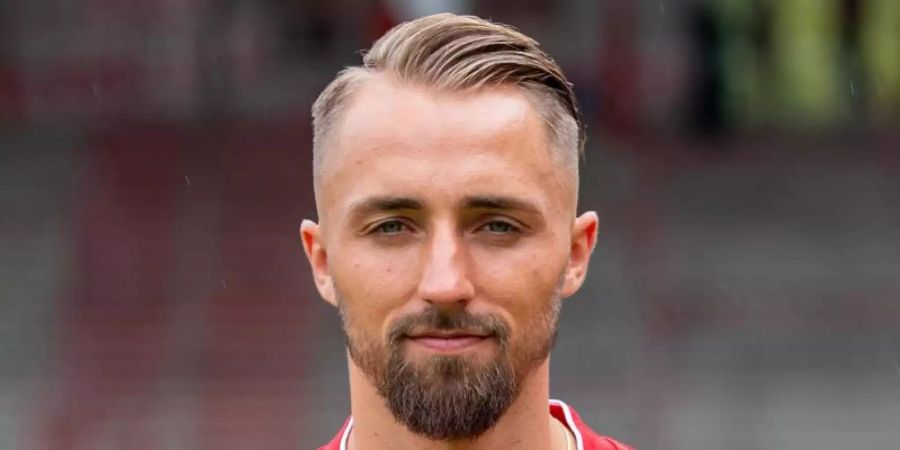 Für zwei Spiele gesperrt: Union Berlins Abwehrspieler Florian Hübner. Foto: Andreas Gora/dpa
