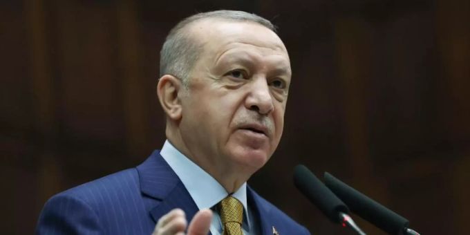 Der türkische Präsident Recep Tayyip Erdogan spricht zu Abgeordneten seiner Regierungspartei. Foto: Uncredited/Turkish Presidency/AP/dpa Der türkische Präsident Recep Tayyip Erdogan spricht zu Abgeordneten seiner Regierungspartei. Foto: Uncredited/Turkish Presidency/AP/dpa