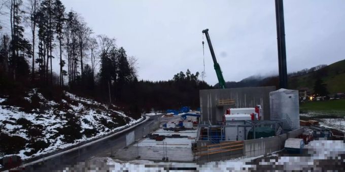 Die Bauarbeiten an der neuen Wärmezentrale in Stettlen können live per Webcam verfolgt werden. stettlen