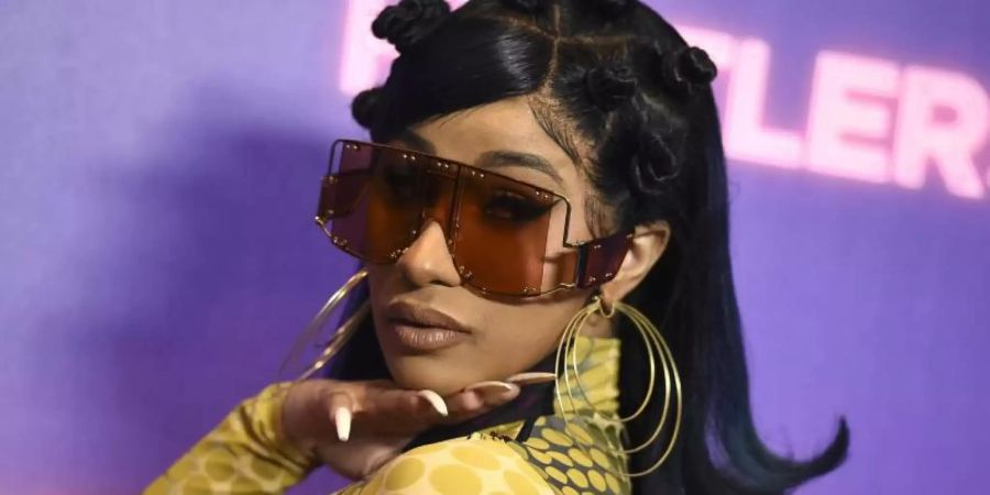 Rapperin Cardi B bei einem Fototermin für den Film «Hustlers» 2019. Foto: Jordan Strauss/Invision/AP/dpa