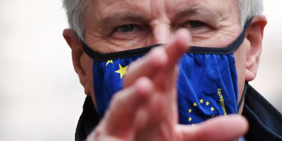 Auch für den Schweizer Handel ist ein Abkommen zwischen Brüssel und London wichtig: EU-Chefunterhändler Michel Barnier (Bild) verhandelt zurzeit unter Hochdruck mit seinem britischen Pendant David Frost, um doch noch einen Deal zustande zu bringen. (Archiv)