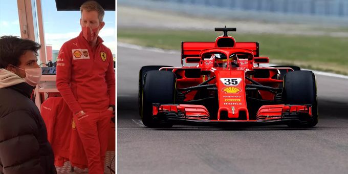 Formel 1 - Heute gibt Carlos Sainz sein Debüt für Ferrari