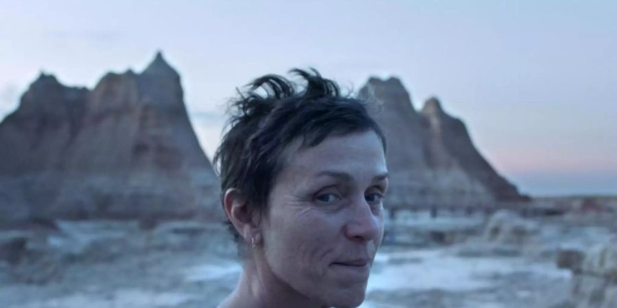 Frances McDormand in einer Szene des Films «Nomadland». Foto: Uncredited/Searchlight Pictures/AP/dpa