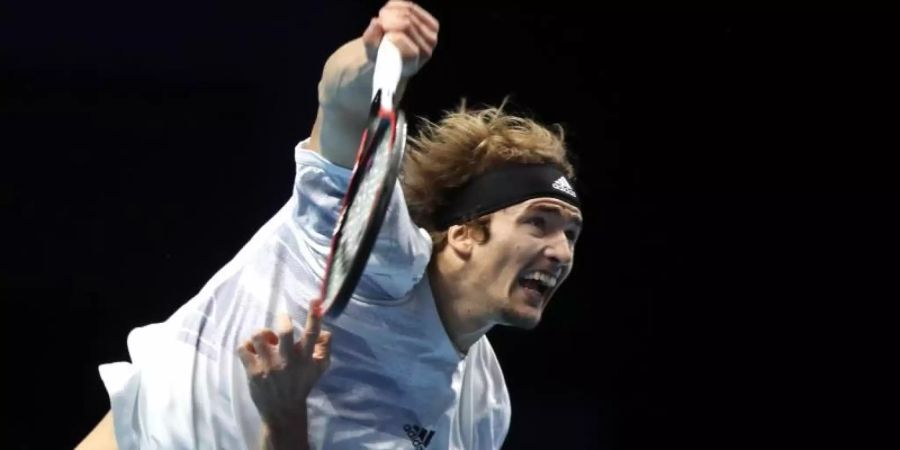 Verpasste sein drittes Halbfinale nacheinander in London: Alexander Zverev. Foto: Frank Augstein/AP/dpa