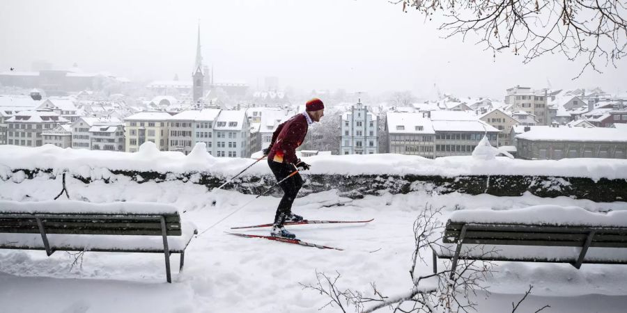 Schnee in der Schweiz