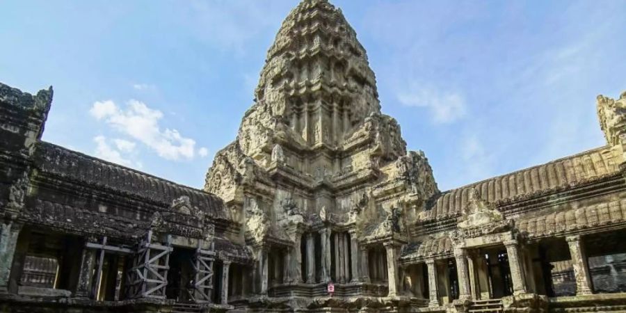 Der Casino-Betreiber NagaCorp will nahe der Tempelanlage Angkor Wat einen riesigen Freizeitkomplex bauen. Experten der Unesco sind deshalb besorgt. Foto: Robert Günther/dpa-tmn/dpa