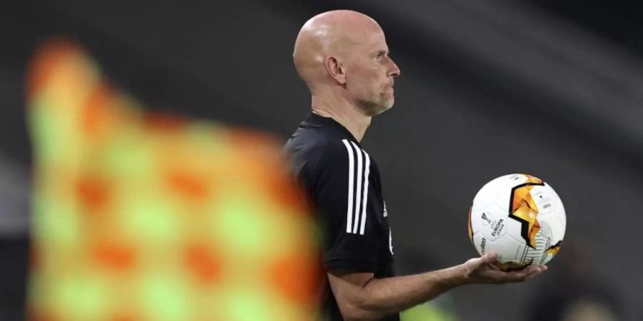 Ståle Solbakken ist der Trainer der norwegischen Fussball-Nationalmannschaft. Foto: Wolfgang Rattay/Pool Reuters/AP/dpa