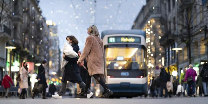 Shopping in Zürich am 27. Dezember – wie ist die Situation des Coronavirus nach den Festtagen? Coronavirus Kantone Festtage Entwicklung