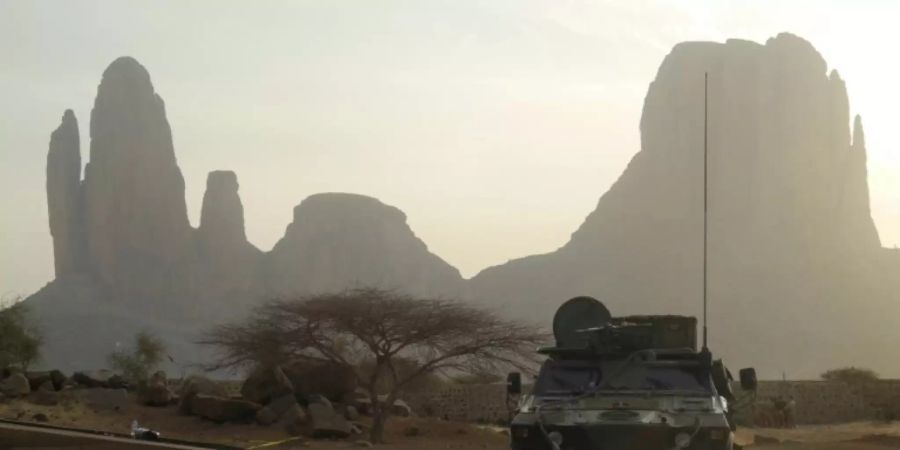 Französische Patrouille in Mali