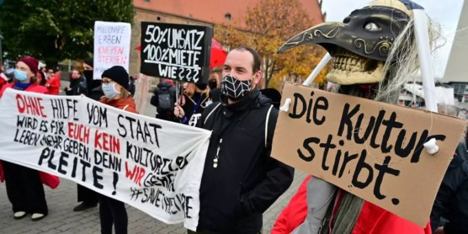 Proteste der Kultur- und Veranstaltungsbranche in Berlin Proteste der Kultur- und Veranstaltungsbranche in Berlin