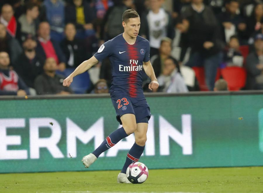 Mit PSG-Star Julian Draxler,