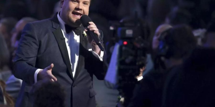 James Corden moderiert zum zweiten Mal die Verleihung der Tony Awards. Foto: Matt Sayles/Invision/AP