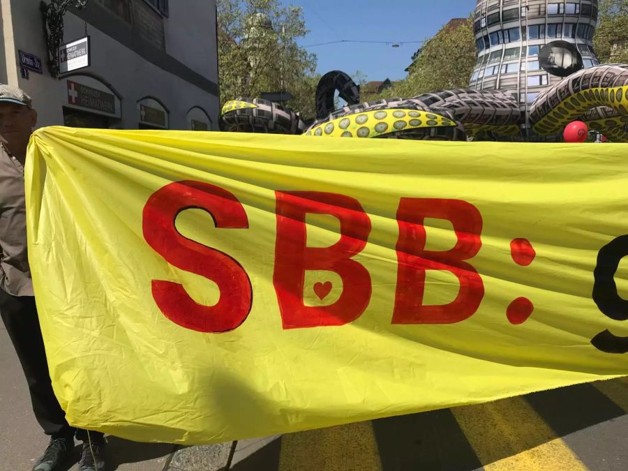 ... die «SBB-Immokrake», welche laut Einwohnern der Stadt Zürich das Noigass-Areal für gemeinnützige Wohnungen hergeben soll.