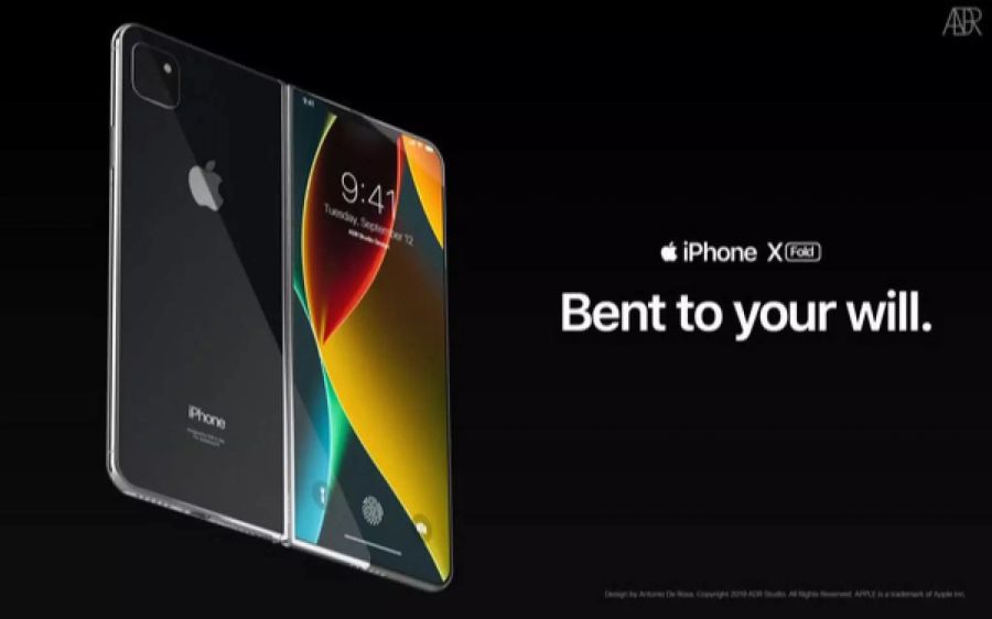 Gerätekonzept des «iPhone X Fold»