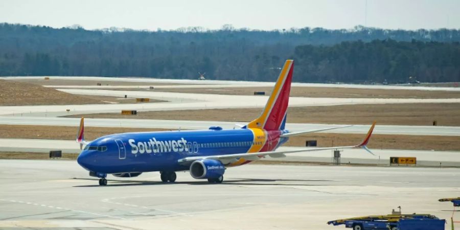 Boeing 737 MAX der Linie Southwest Airlines in Baltimore