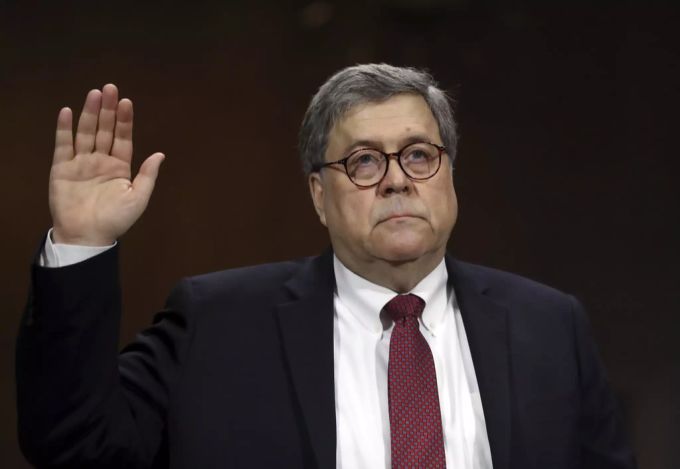 Justizminister William Barr steht in der Kritik. Kongress der Vereinigten Staaten