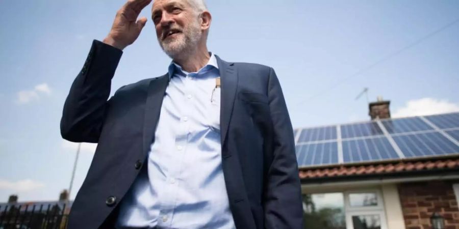 Jeremy Corbyn ist Vorsitzender der Labour Partei in Grossbritannien. Foto: Stefan Rousseau/PA Wire