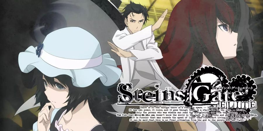 Steins;Gate Elites Coverart.