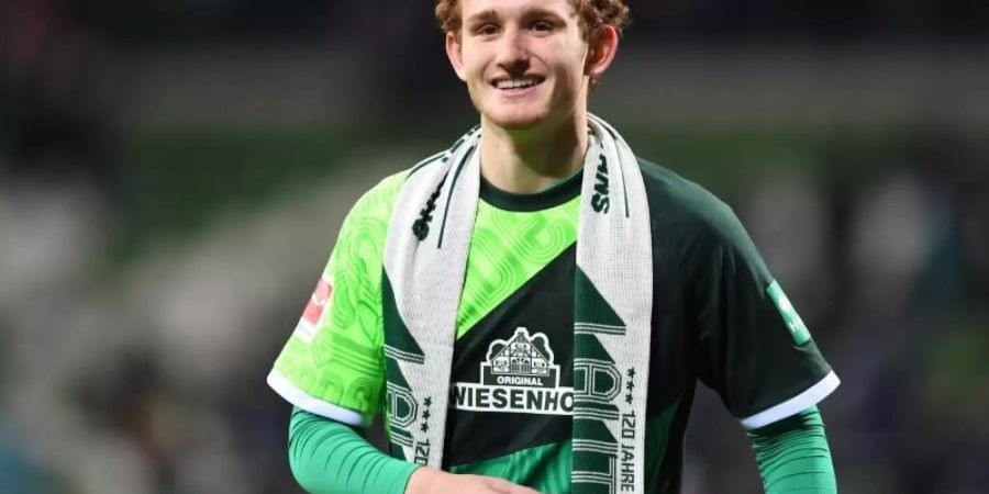 Bleibt langfristig beim SV Werder Bremen: Joshua Sargent. Foto: Carmen Jaspersen