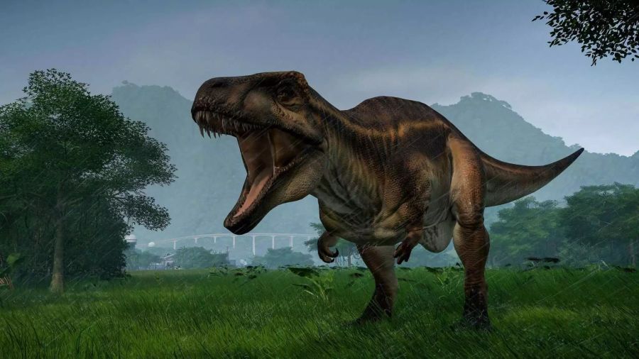 Ein Bild vom Jurassic Acrocenthosaurus aus Jurassic World Evolution.