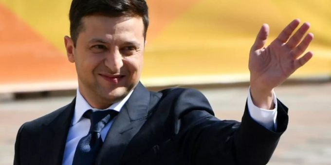 Der neue ukrainische Präsident Wolodymyr Selenskyj Der neue ukrainische Präsident Wolodymyr Selenskyj