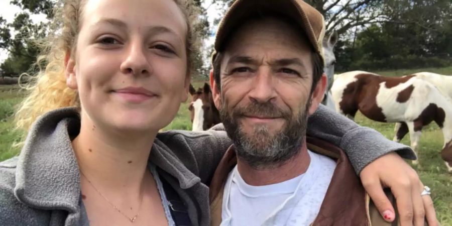 Luke Perry und Tochter Sophie.