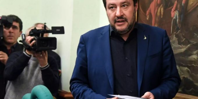 Italiens Innenminister Salvini. Salvini