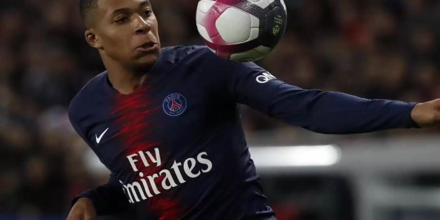 War einmal mehr der Pariser Matchwinner: Weltmeister Kylian Mbappé. Archivbild: Thibault Camus/AP Foto: Thibault Camus