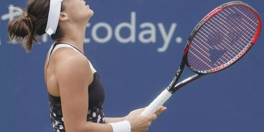 Für Tatjana Maria ist das Turnier in Indian Wells beendet. Foto: John Minchillo/AP